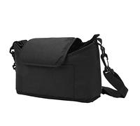 Baby Stroller Hanging Bag, Universal Stroller Organizer with Insulated Cup Holder Detachable Phone Bag & Shoulder Strap for Outdoor Camping(Black)