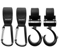 Baby Stroller Hooks Clips Convenient Stroller Accessories Mommy Bag Hooks for Hanging Diaper Bags PurseStroller Organizer Perfect for Uppababy Babyzen Yoyo Britax Bugaboo Bob Pushchair Buggy