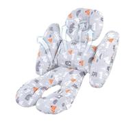 Baby Stroller Insert, Car Seat Head Support, Baby Body Cushion Pad, Five-Point Harness System, Soft and Comfortable, 72x32cm Fit for Car Seats, Strollers, and Babies Cradles