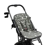 Baby Stroller Liner Pushchair Seat Liner Pad Infant Car Seat Insert Universal Seat Cushion Mat Padded Reversible Seat Cover Protector for Toddler Baby Infant for Stroller Pram Buggy High Chair