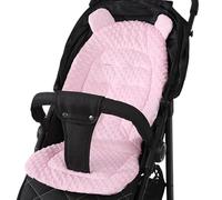 Baby Stroller Mat- Pushchair Stroller Cushion, Baby Stroller Liner | Stroller Insert with Head Support, Waterproof Stroller Cushion Pad, Double-Sided Baby Stroller Cushion Mat for Car Seats Pushchairs