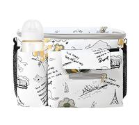 Baby Stroller Organizer, Organiser for Children | Multipurpose Contentor with Transparent Touch Control Safe Design and Secure Fixing for Car Travels Parents and Children, Castle, riferimento