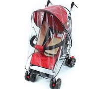 Baby Stroller Rain Cover -WENTS Plastic Transparent Rain Cover for Buggy Waterproof Dust-Proof Windproof Universal Stroller Raincover15.7x14.8cm