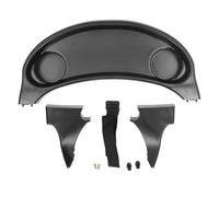 Baby Stroller Snack Tray with Cup Holder Universal Pram Food Tray Removable Reusable Storage Holder Stroller Cup Holder Quick Installation Stroller Tray Attachment for Strollers