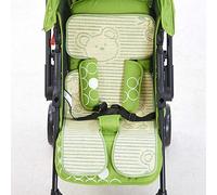 Baby Stroller Summer Seat Liner Breathable Cooling Pushchair Cushion Seat Pads Universal Pram Pad Cool Flax Pushchair Seat Covers for Pram Buggy Baby Carriage Washable Infant Pushcar Seat Mat