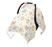 Baby Stroller Sun Cover Black Out Stroller Net,Protects from Dust and Snow Cute Animal Faces