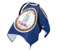 Baby Stroller Sun Shade Black Out Baby Net,Travel Accessories Virginia State Va Flags Blue