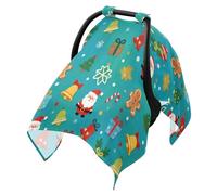 Baby Stroller Sun Shade Black Out Shade Stroller Cover,Protects from Snow Joyful Christmas