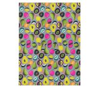 Baby Stroller Sun Shade Breathable Stroller Blackout Cover Protects from Dust and Snow Colorful Fruits