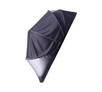 Baby Stroller Sun Shade Cover - UPF50+ Stroller Gnat Netting Privacy Cover - Breathable Two-Way Zipper Bassinet Attachment for Outdoor Hot Weather