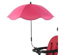 Baby Stroller Umbrella Parasol, Baby Pram Parasol UV Protection with Adjustable Fixing Clamp, Clip Stroller Umbrella, UPF 50+ Sun Parasol Umbrella for Pram, Stroller, Pushchair and Bu-ggy