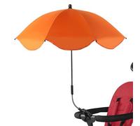 Baby Stroller Umbrella Parasol, Baby Pram Parasol UV Protection with Adjustable Fixing Clamp, Clip Stroller Umbrella, UPF 50+ Sun Parasol Umbrella for Pram, Stroller, Pushchair and Bu-ggy