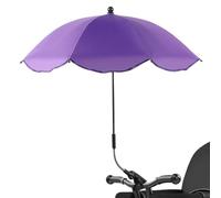 Baby Stroller Umbrella Parasol, Baby Pram Parasol UV Protection with Adjustable Fixing Clamp, Clip Stroller Umbrella, UPF 50+ Sun Parasol Umbrella for Pram, Stroller, Pushchair and Bu-ggy