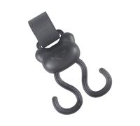 Baby Strollers Hook Lovely Bear Figure Cart Hook for Bag Drooling Towel Pram Hanger Mother Essential Product Black