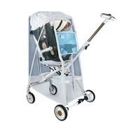 Baby Strollers Rain Guard Clear Pram Cart Shade Easy Folding Protector Case for Travel & Shopping Infant Carriage Wind Protector