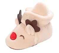 Baby Stuff Christmas Baby Boots Warm Shoes Soft Comfortable Infant Toddler Warming Home Shoes(C,13)