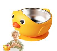 Baby Suction Bowls,Cartoon Kids Dinnerware - Heat & Shock Resistant Toddler Self-Feeding Bowls for Outdoor Meals Snack Time Daycare Picnic Baby-Led Weaning First Solids