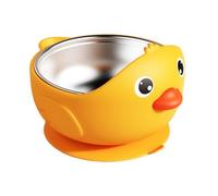 Baby Suction Bowls - Cartoon Kids Food Dispenser,Shock-Resistant Anti-Slip Baby Bowls for Self-Feeding Practice First Solids Snack Time Outdoor Meals Travel Picnic Daycare