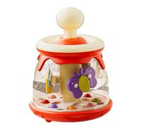 Baby Suction Sensory Ball - Kids Rotating Press Carousel Toy | Early Learning, Engaging Carousel | Early Childhood Education Toy, Suitable As Birthday , Holiday For Boy, Girl