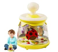 Baby Suction Sensory Balls, Suction Spinner Toy for Babies, Rotary Press and Spin Baby Toy, Earlier Learning, Engaging Spinnings Carousel, Educational Dome Tumble for and Girls