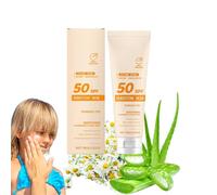 Baby Sun Cream SPF 50,Mineral Sunscreen with Zinc Oxide,Chamomile & Aloe Vera,Kids Sunscree/n for Sensitive Skin-Fast-Absorbing, Water-Resistant,Safe,No eye-stinging |Childs Farm Sunscreen Spf 50 80g.
