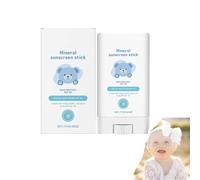 Baby Sunscreen, SPF 50 Mineral Lotion, Kids Mineral Sunscreen Stick,mineral sunscreen, Fragrance-Free, Water-Resistant, Vegan, Sensitive Skinfor Babies, Kids,Sensitive Prone Skin，17g (1)