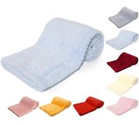Baby SUPER SOFT Luxury WAFFLE Blanket (75 x 100cm) (Baby Blue)