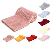 Baby SUPER SOFT Luxury WAFFLE Blanket (75 x 100cm) (Rose Gold)