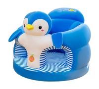 Baby Support Seat Sofa Cover, Baby Sofa Sitting Chair Cover, Cute Cartoon Animal Pattern, Toddler Floor Support Seat Learning Sitting Chair Protector, No Filling (A)