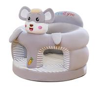 Baby Support Seat Sofa Cover with Non-Slip Base, Cartoon Animals Plush Sofa Chair, for 3-24 Months Babys, Removable and Washable Panda