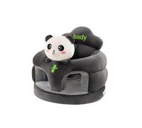 Baby Support Seat with Cute Panda Design, Soft Plush Infant Sitting Chair, 360° Upright Support, Non-Slip Base, Removable & Washable Cover for 3-12 Months Baby's Boys Girls (Panda)
