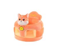 Baby Support Seat with Cute Panda Design, Soft Plush Infant Sitting Chair, 360° Upright Support, Non-Slip Base, Removable & Washable Cover for 3-12 Months Baby's Boys Girls (Fox)