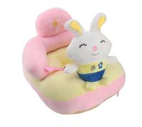 Baby Support Sofa Chair Anti Side Turn Anti Falling Luminous Soft Plush Baby Sofa Learn Sitting Chair for Indoor (Bunny)
