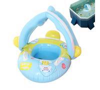 Baby Swim Float, Baby Swimming Float with Canopy, Sun Protection Kids Water Ring with Seat for 6-36 Months Boys and Girls Summer Hot Weather Outdoor Party Beach