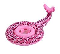 Baby Swim Ring Inflatable Toddler Float with Double Anti Leakage Air Mouth for Swimming Pool Water Fun Made of Eco Friendly PVC Safe Material Strong and Durable (mermaid swim ring)