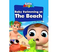Baby Swimming at the Beach - Little Angel