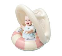 Baby Swimming Float for 6-36 Months,Inflatable Baby Pool Float with UPF50+ Sun Canopy,Baby Swim Ring,Safety Swim Ring Inflatable Seat Newborn Infants Bath Seat(G)