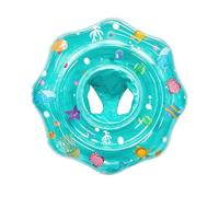 Baby Swimming Float, Inflatable Baby Bath Seat for Toddlers, Mint Green Pool Float with Secure Design, Comfortable Baby Float for 6-12 Months, Durable Baby Rubber Ring for Water Activities