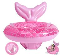 Baby Swimming Float, Inflatable Baby Float Baby Swimming Ring, Baby Pool Float with Baby Safety Seat and Handle for Babies 3-36 Months Toddlers Infant Training Summer Baby Bath Float
