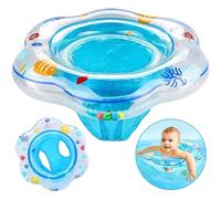 Baby Swimming Float, Inflatable Baby Swimming Ring with Safety Seat, Baby Bath Toddler Swim Pool Bathing Accessories for Toddlers 6-36 Months and Swim Trainging