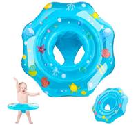 Baby Swimming Float, Inflatable Baby Swimming Ring with Safety Seat, Toddler Bath Toddler Swim Pool Bathing Accessories for Toddlers Kids 6-36 Months and Swim Training