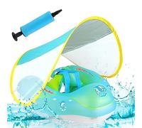 Baby Swimming Float, PiliStar with Removable Canopy, Inflatable Swimming Ring, Baby Floats for Swimming 3-72 months(L)