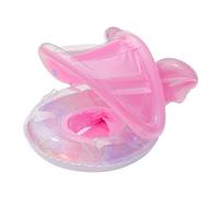 Baby Swimming Hoop with Sun Protection, Sun Protection Baby Swimming Island for Pool with Canopy, Butterfly Shape Seat Ring for Splashing in the Garden, Pool, Summer, Outdoor