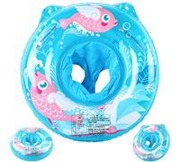 Baby Swimming Ring Float, Inflatable Baby Pool Float, Swimming Pool Bathing Accessories for Children, Helps Age of 3-36 Months Learn to Kick & Swim Float - Auspicious Fish