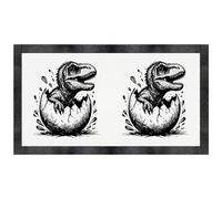 'Baby T Rex Hatching' Pet Feeding Mat (PM00027236)