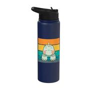 Baby T.Rex Sleeping Peaceful Dinosaur Cute Prehistoric Dino Stainless Steel Insulated Water Bottle