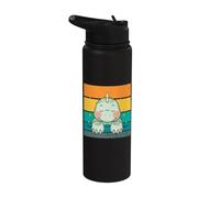 Baby T.Rex Sleeping Peaceful Dinosaur Cute Prehistoric Dino Stainless Steel Insulated Water Bottle