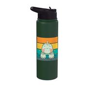 Baby T.Rex Sleeping Peaceful Dinosaur Cute Prehistoric Dino Stainless Steel Insulated Water Bottle