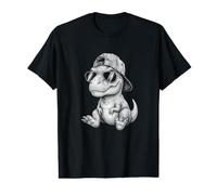 Baby T-Rex w Cap and Sunglasses Value Graphic T-Shirt