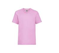 Baby T-shirt Fruit of the Loom Valueweight 165 Rose 2/3 ans